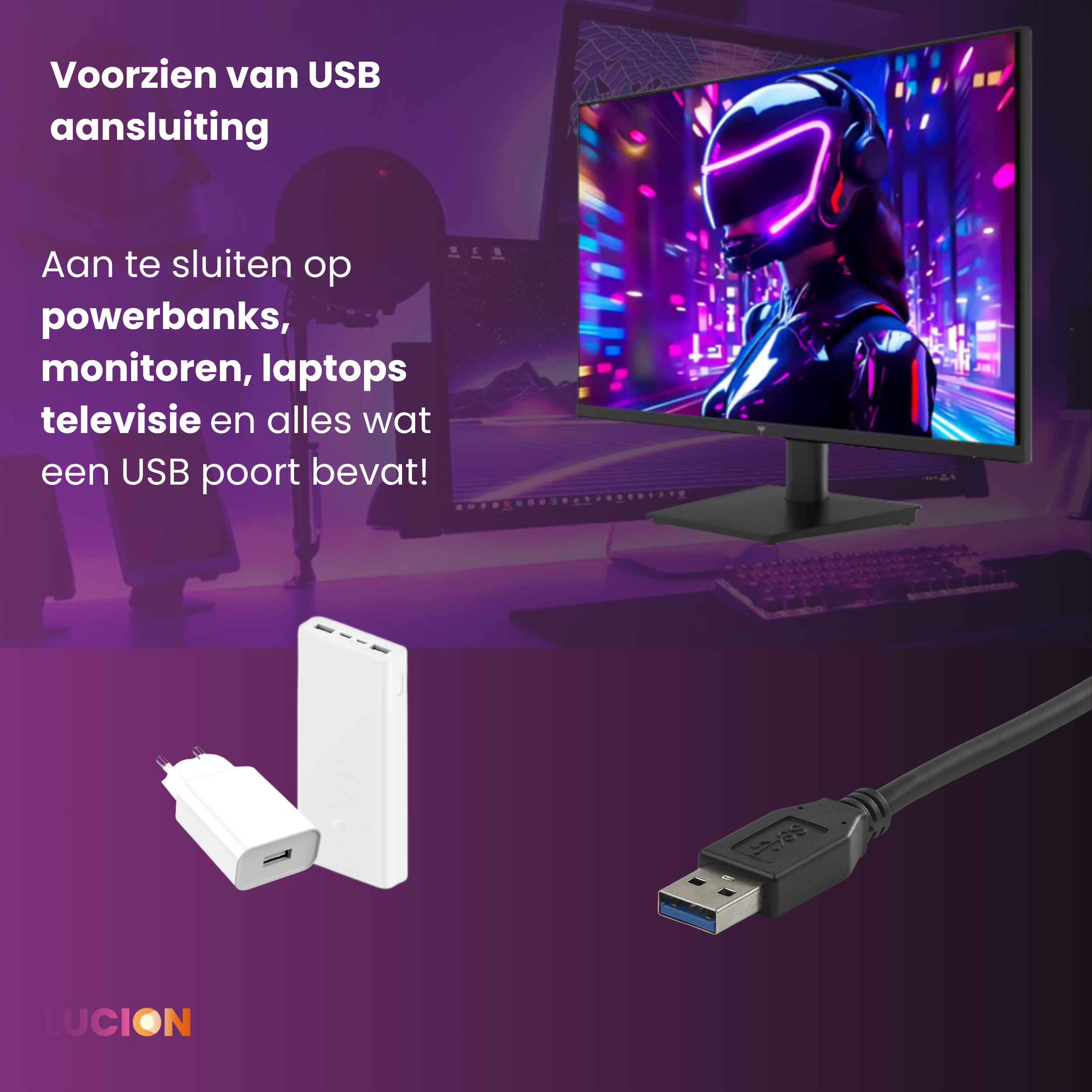 Lucion® LED verlichting - Bluetooth led strip 2 meter RGB