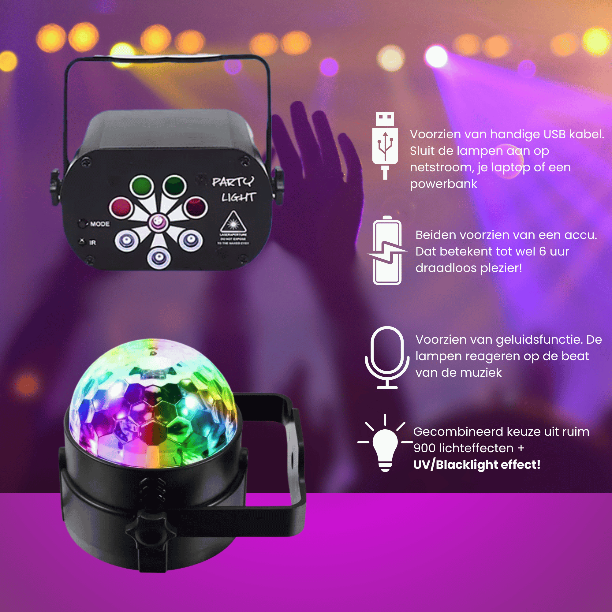 Lucion UV laser light set USP