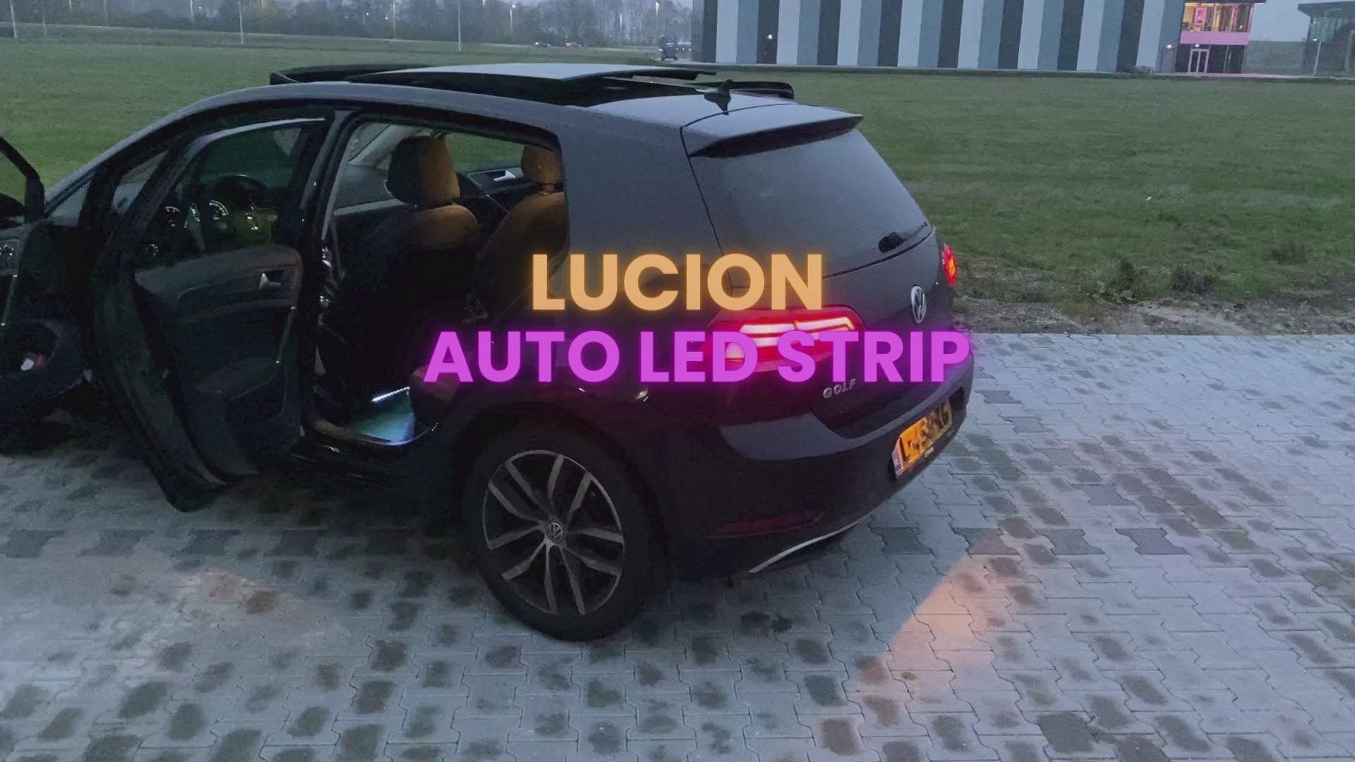 Lucion® Led strip auto - Auto interieur verlichting met afstandsbediening