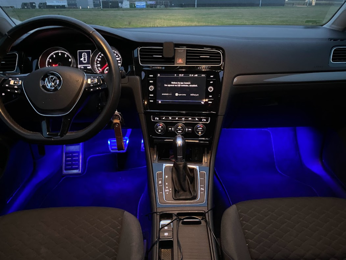 Led strips in je auto: is het verboden?