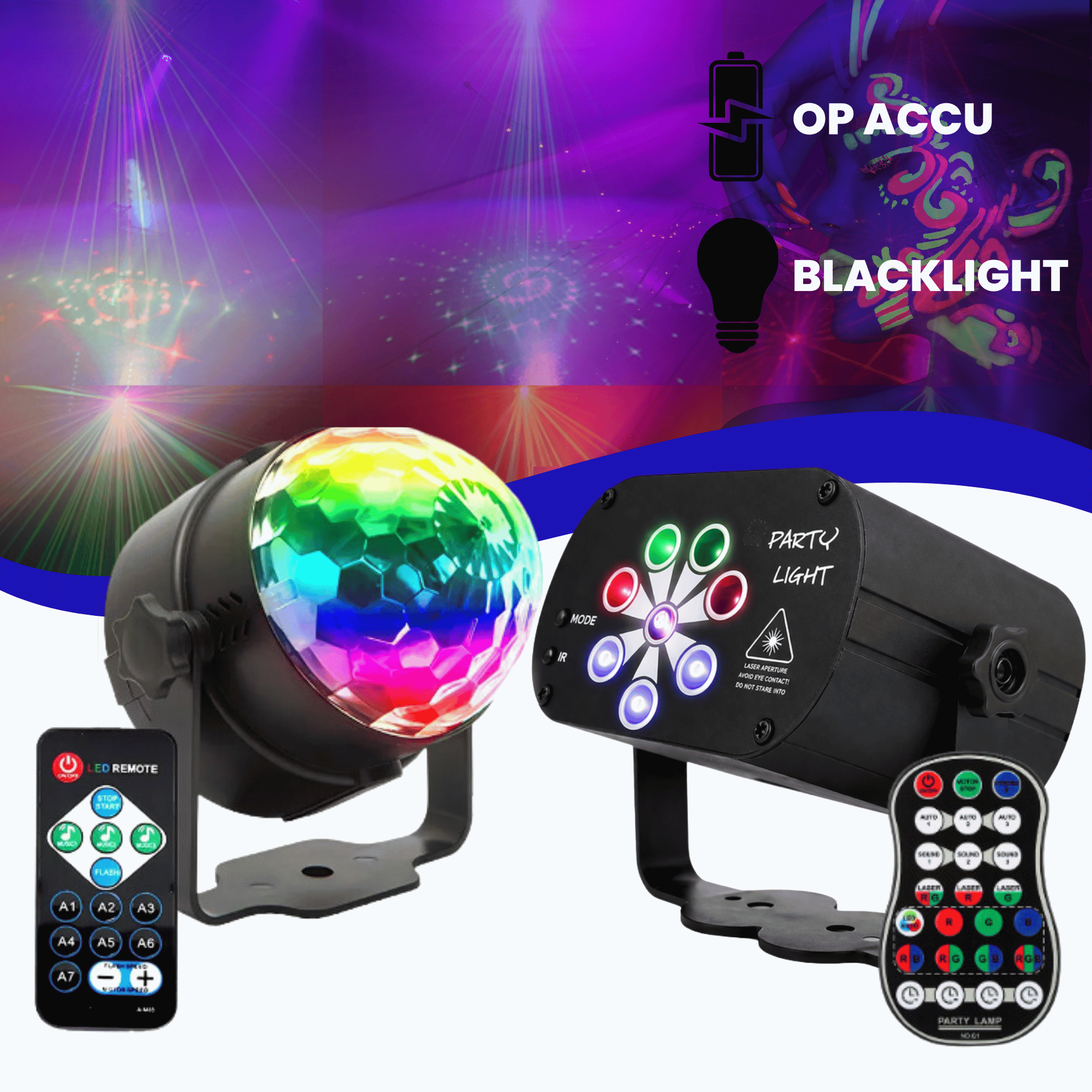 Lucion laser light UV blacklight